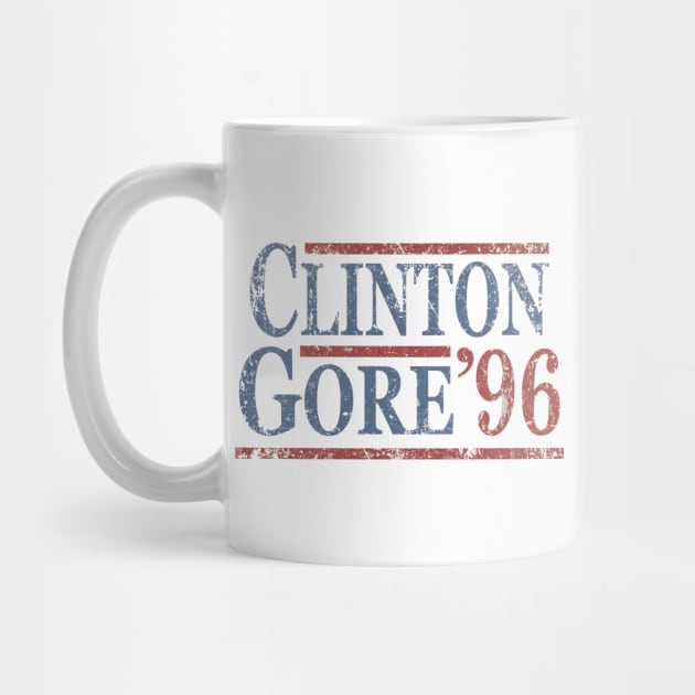 Distressed Clinton Gore 96 by Etopix